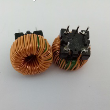 雙組臥式并繞共模磁環電感線圈 雙組臥式并繞共模磁環電感線圈